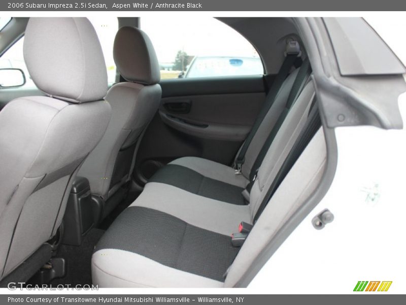 Aspen White / Anthracite Black 2006 Subaru Impreza 2.5i Sedan