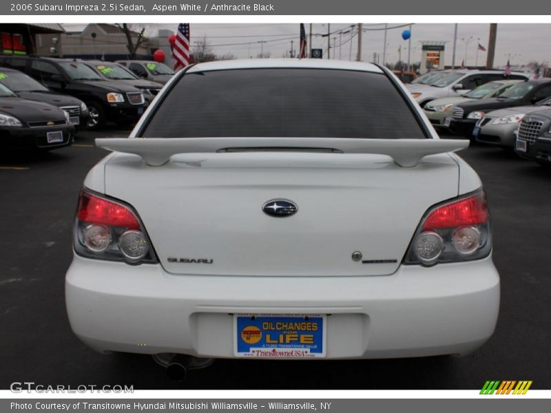 Aspen White / Anthracite Black 2006 Subaru Impreza 2.5i Sedan
