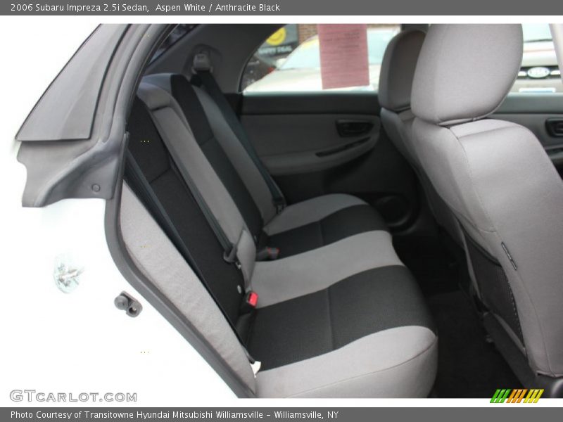 Aspen White / Anthracite Black 2006 Subaru Impreza 2.5i Sedan