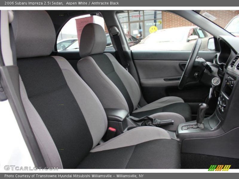 Aspen White / Anthracite Black 2006 Subaru Impreza 2.5i Sedan