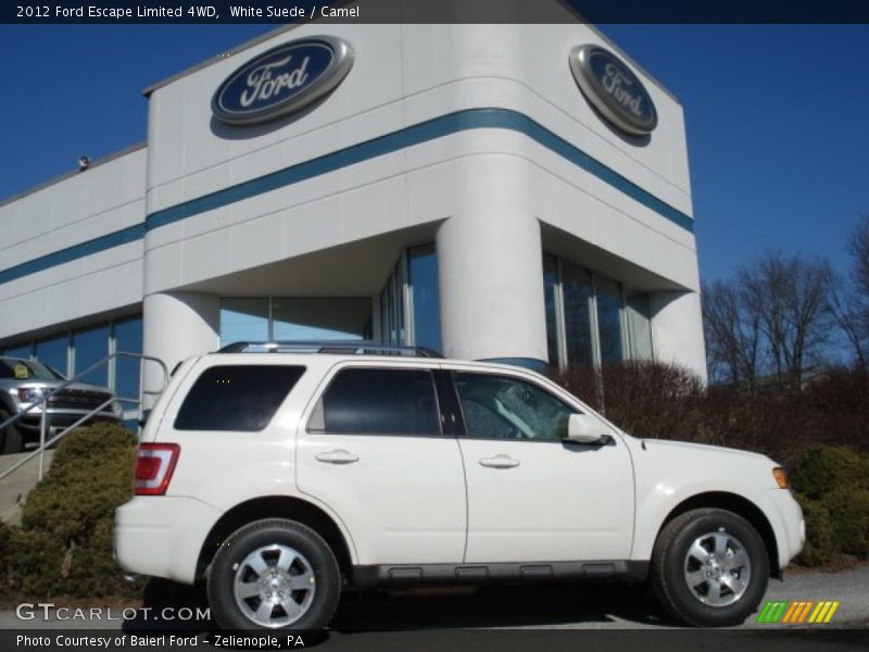 White Suede / Camel 2012 Ford Escape Limited 4WD