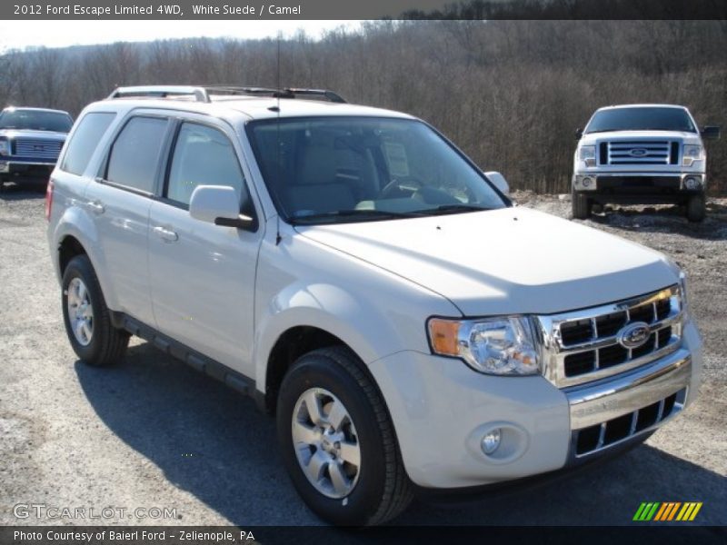 White Suede / Camel 2012 Ford Escape Limited 4WD