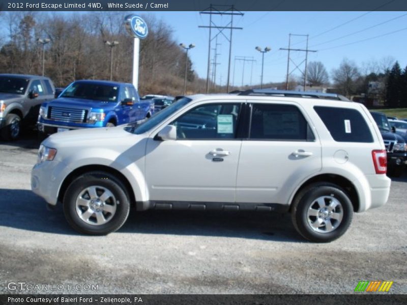 White Suede / Camel 2012 Ford Escape Limited 4WD