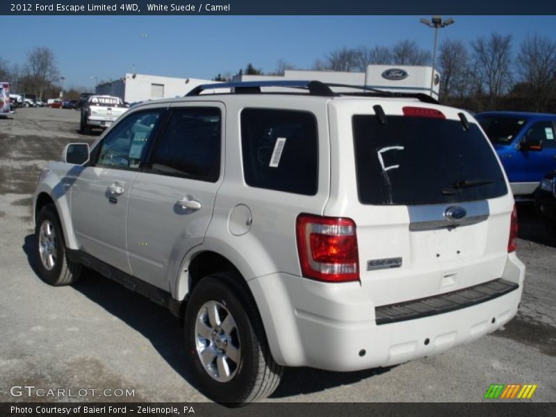 White Suede / Camel 2012 Ford Escape Limited 4WD