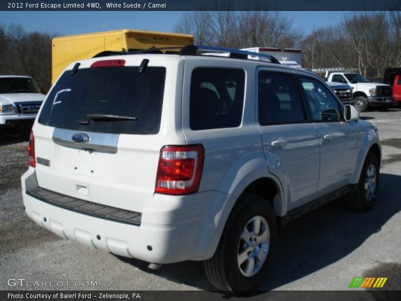 White Suede / Camel 2012 Ford Escape Limited 4WD