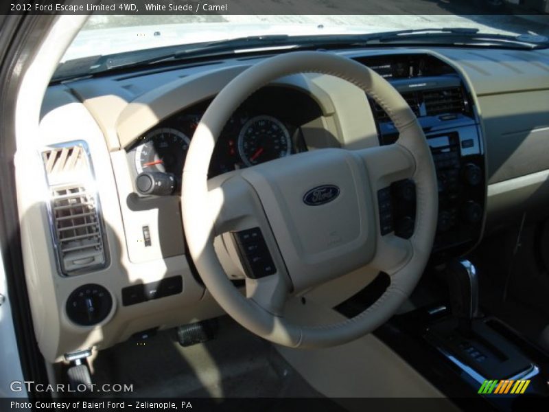 White Suede / Camel 2012 Ford Escape Limited 4WD