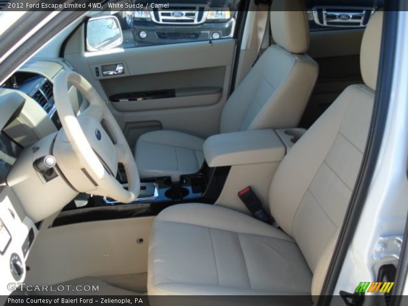 White Suede / Camel 2012 Ford Escape Limited 4WD