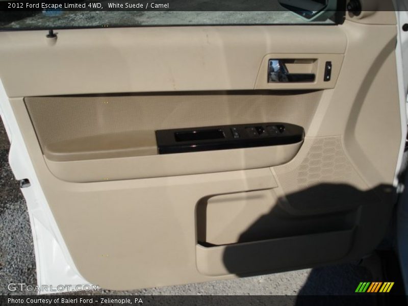 White Suede / Camel 2012 Ford Escape Limited 4WD