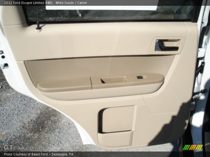 White Suede / Camel 2012 Ford Escape Limited 4WD