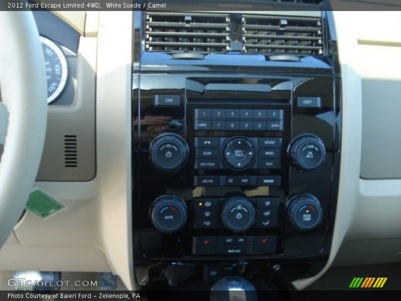 White Suede / Camel 2012 Ford Escape Limited 4WD