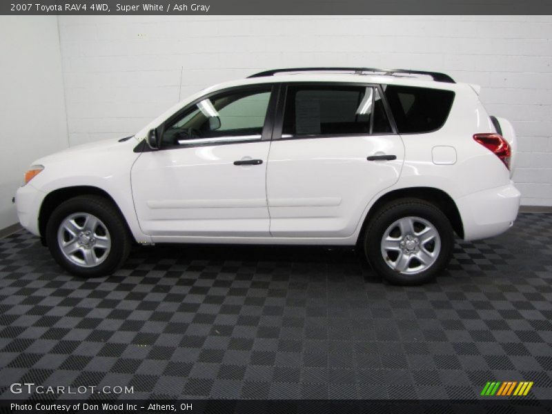 Super White / Ash Gray 2007 Toyota RAV4 4WD