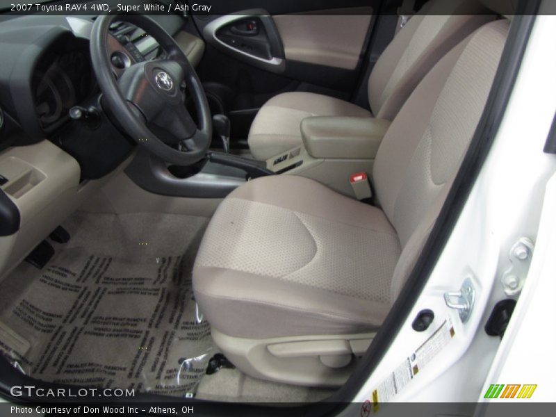 Super White / Ash Gray 2007 Toyota RAV4 4WD
