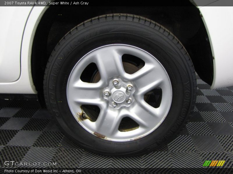 Super White / Ash Gray 2007 Toyota RAV4 4WD