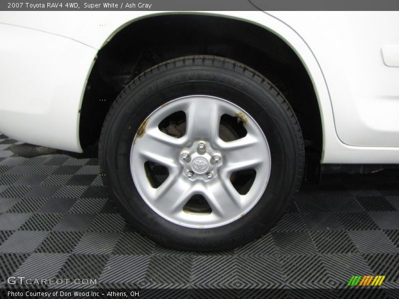 Super White / Ash Gray 2007 Toyota RAV4 4WD