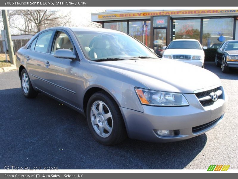 Steel Gray / Gray 2006 Hyundai Sonata LX V6