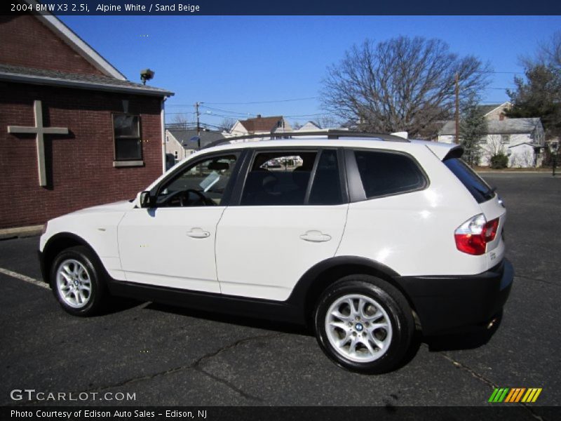 Alpine White / Sand Beige 2004 BMW X3 2.5i