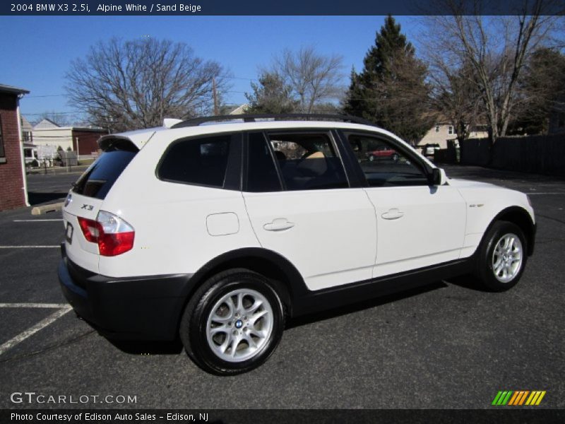 Alpine White / Sand Beige 2004 BMW X3 2.5i
