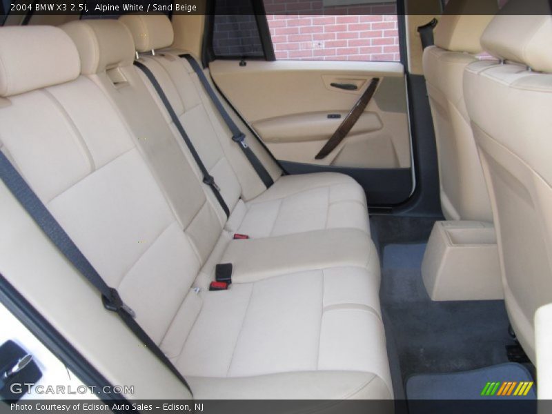 Alpine White / Sand Beige 2004 BMW X3 2.5i