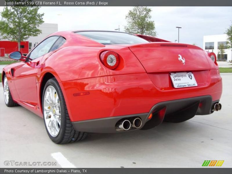 Rosso Corsa (Red) / Beige 2008 Ferrari 599 GTB Fiorano F1