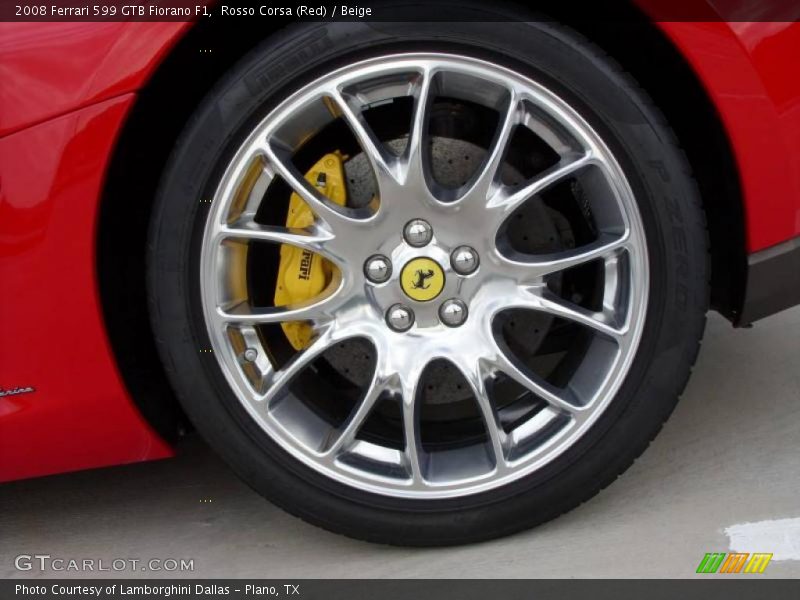 Rosso Corsa (Red) / Beige 2008 Ferrari 599 GTB Fiorano F1