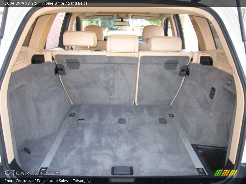 Alpine White / Sand Beige 2004 BMW X3 2.5i