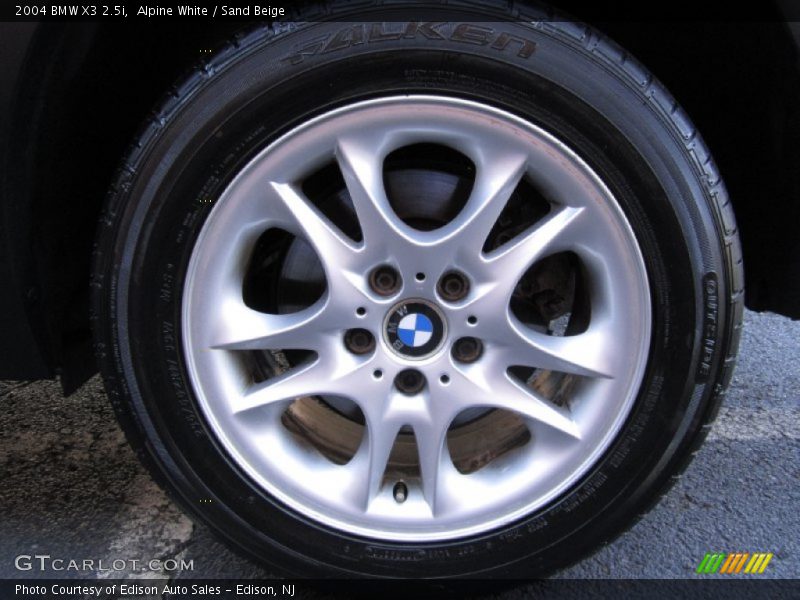 Alpine White / Sand Beige 2004 BMW X3 2.5i