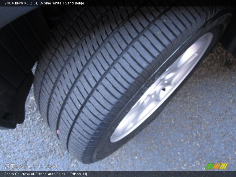 Alpine White / Sand Beige 2004 BMW X3 2.5i