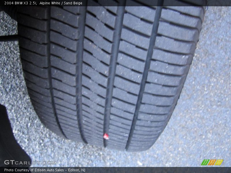 Alpine White / Sand Beige 2004 BMW X3 2.5i
