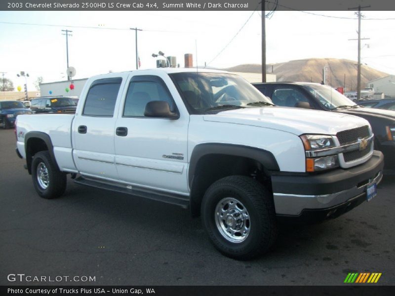 Summit White / Dark Charcoal 2003 Chevrolet Silverado 2500HD LS Crew Cab 4x4