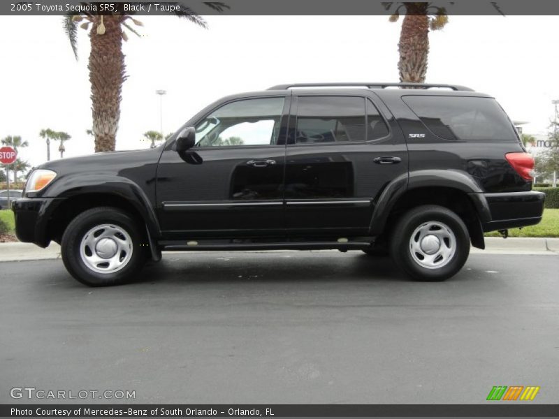 Black / Taupe 2005 Toyota Sequoia SR5