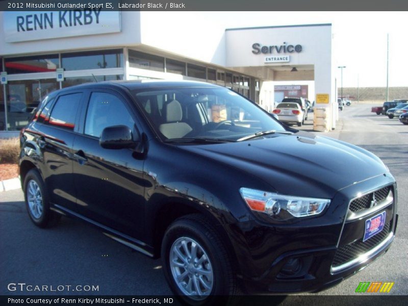Labrador Black / Black 2012 Mitsubishi Outlander Sport ES