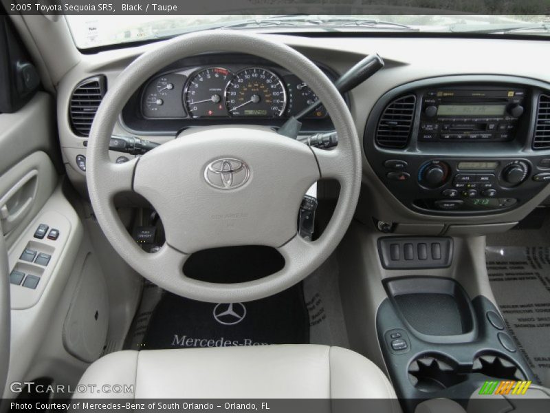 Black / Taupe 2005 Toyota Sequoia SR5