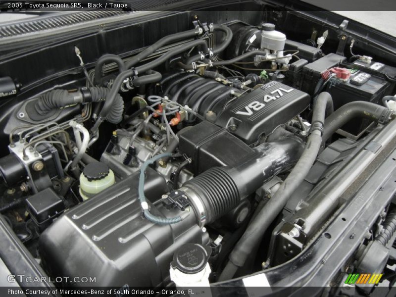 Black / Taupe 2005 Toyota Sequoia SR5