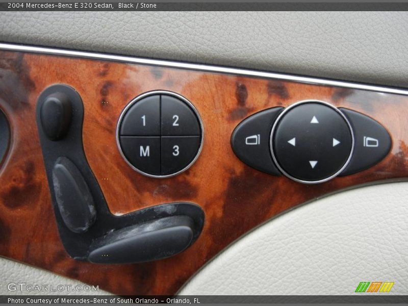 Controls of 2004 E 320 Sedan