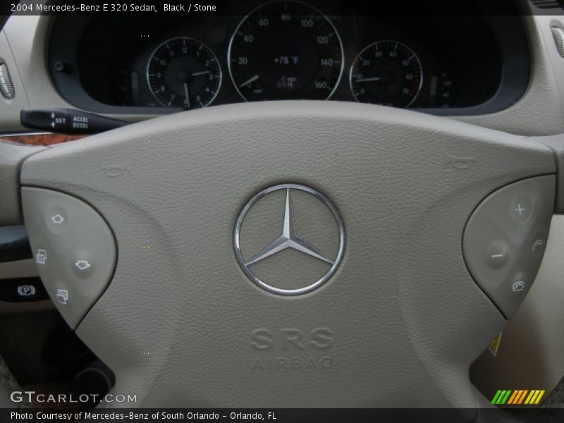 Black / Stone 2004 Mercedes-Benz E 320 Sedan