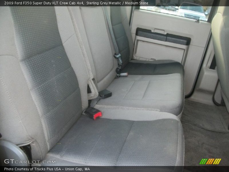 Sterling Grey Metallic / Medium Stone 2009 Ford F350 Super Duty XLT Crew Cab 4x4
