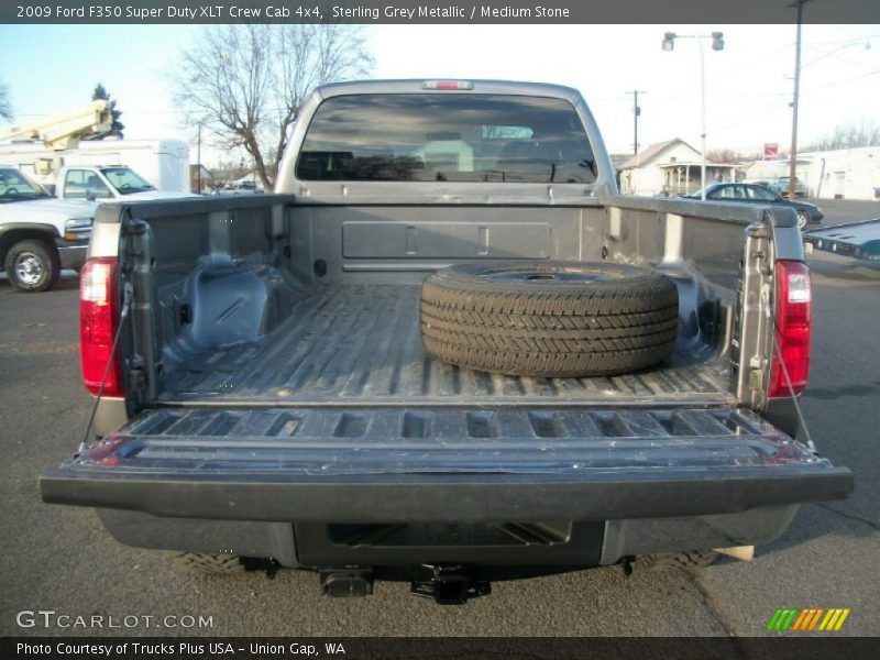 Sterling Grey Metallic / Medium Stone 2009 Ford F350 Super Duty XLT Crew Cab 4x4