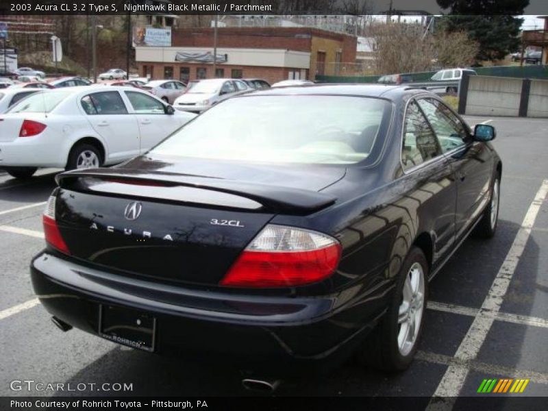 Nighthawk Black Metallic / Parchment 2003 Acura CL 3.2 Type S