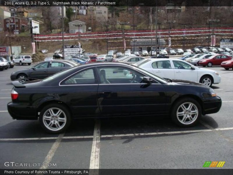 Nighthawk Black Metallic / Parchment 2003 Acura CL 3.2 Type S