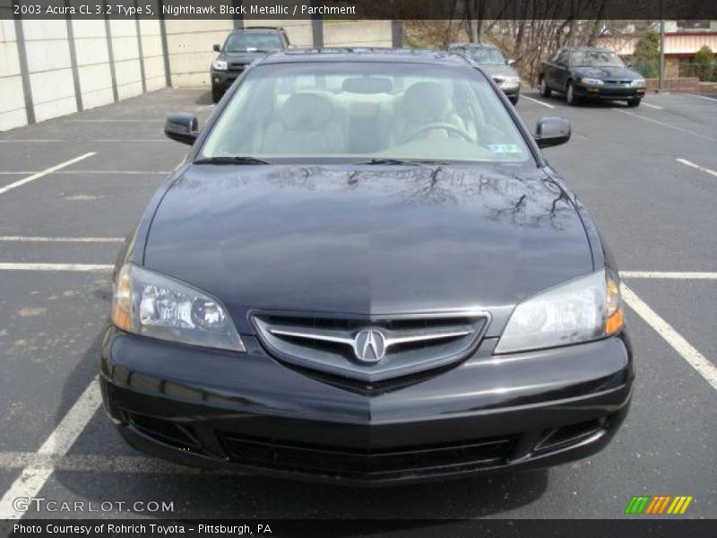 Nighthawk Black Metallic / Parchment 2003 Acura CL 3.2 Type S