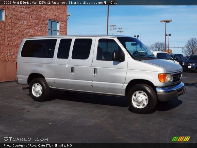 Silver Metallic / Medium Flint Grey 2006 Ford E Series Van E350 XL Passenger