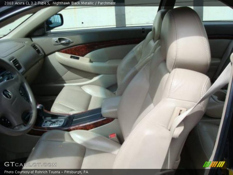 Nighthawk Black Metallic / Parchment 2003 Acura CL 3.2 Type S