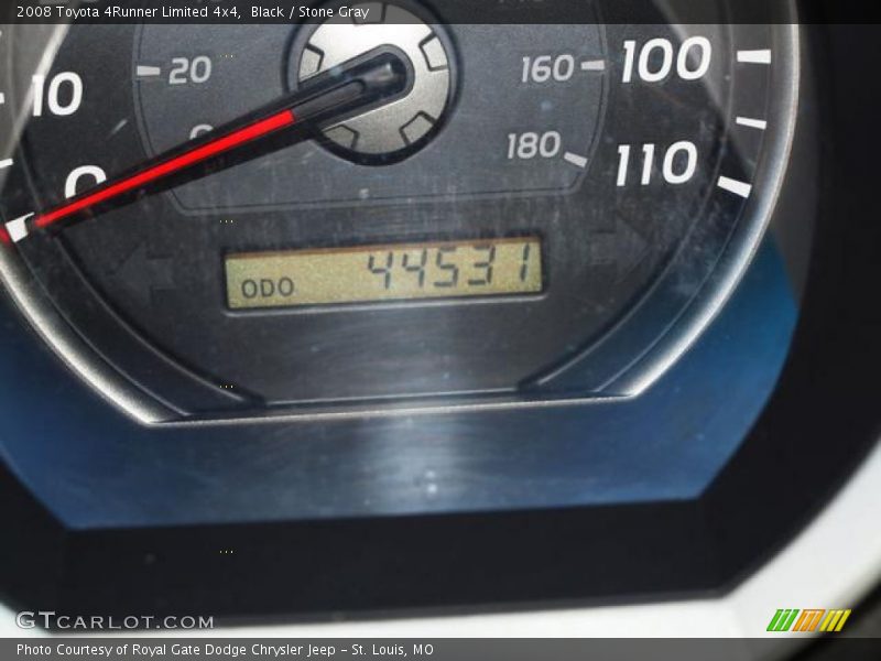Black / Stone Gray 2008 Toyota 4Runner Limited 4x4