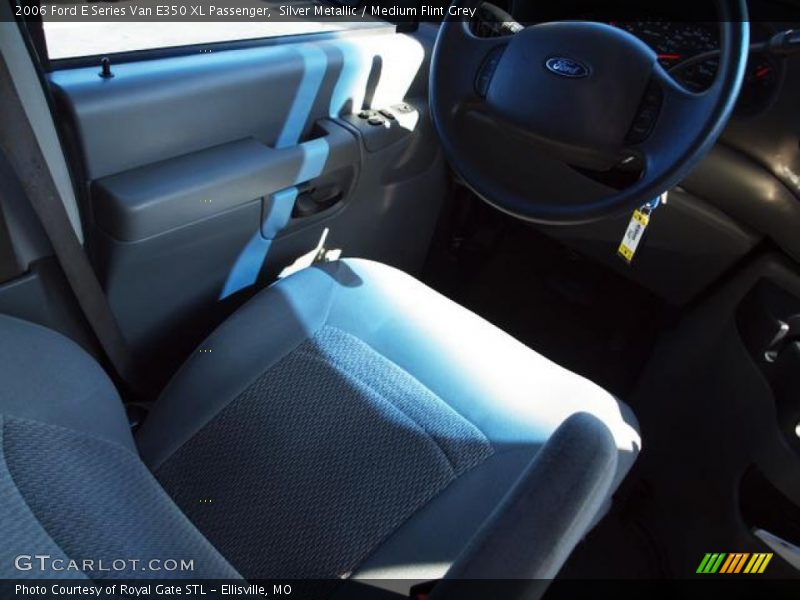 Silver Metallic / Medium Flint Grey 2006 Ford E Series Van E350 XL Passenger