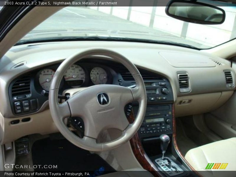 Nighthawk Black Metallic / Parchment 2003 Acura CL 3.2 Type S