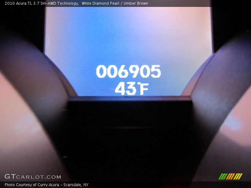 White Diamond Pearl / Umber Brown 2010 Acura TL 3.7 SH-AWD Technology