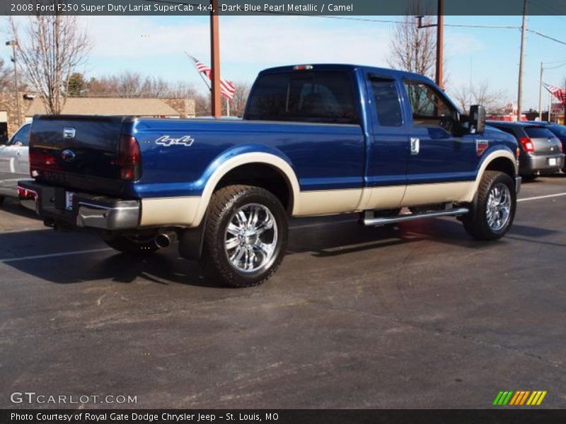  2008 F250 Super Duty Lariat SuperCab 4x4 Dark Blue Pearl Metallic