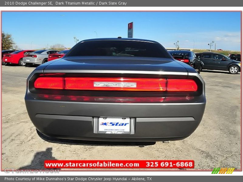 Dark Titanium Metallic / Dark Slate Gray 2010 Dodge Challenger SE