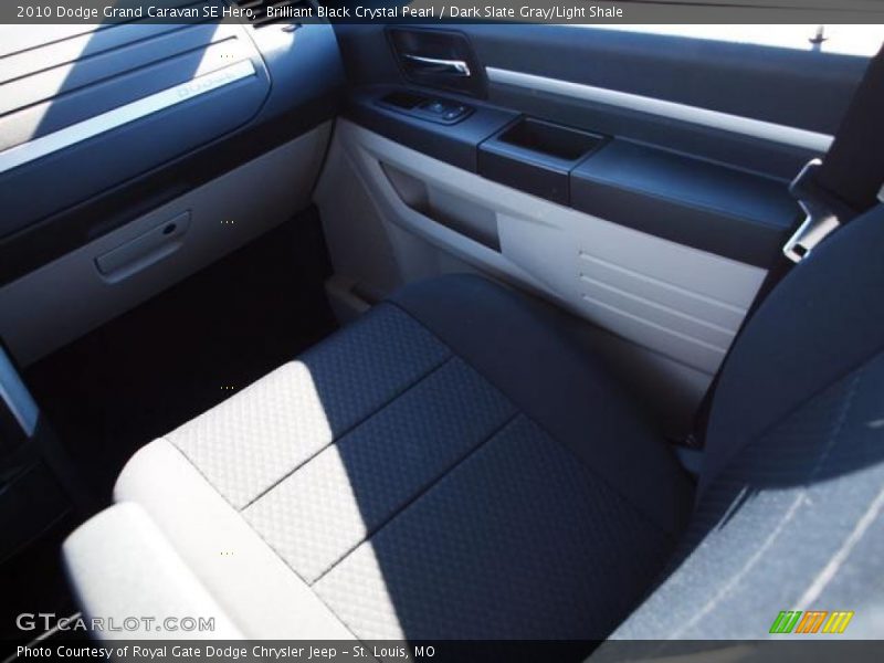 Brilliant Black Crystal Pearl / Dark Slate Gray/Light Shale 2010 Dodge Grand Caravan SE Hero