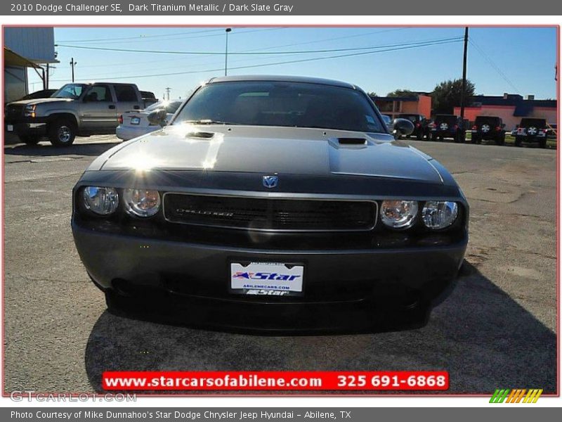 Dark Titanium Metallic / Dark Slate Gray 2010 Dodge Challenger SE